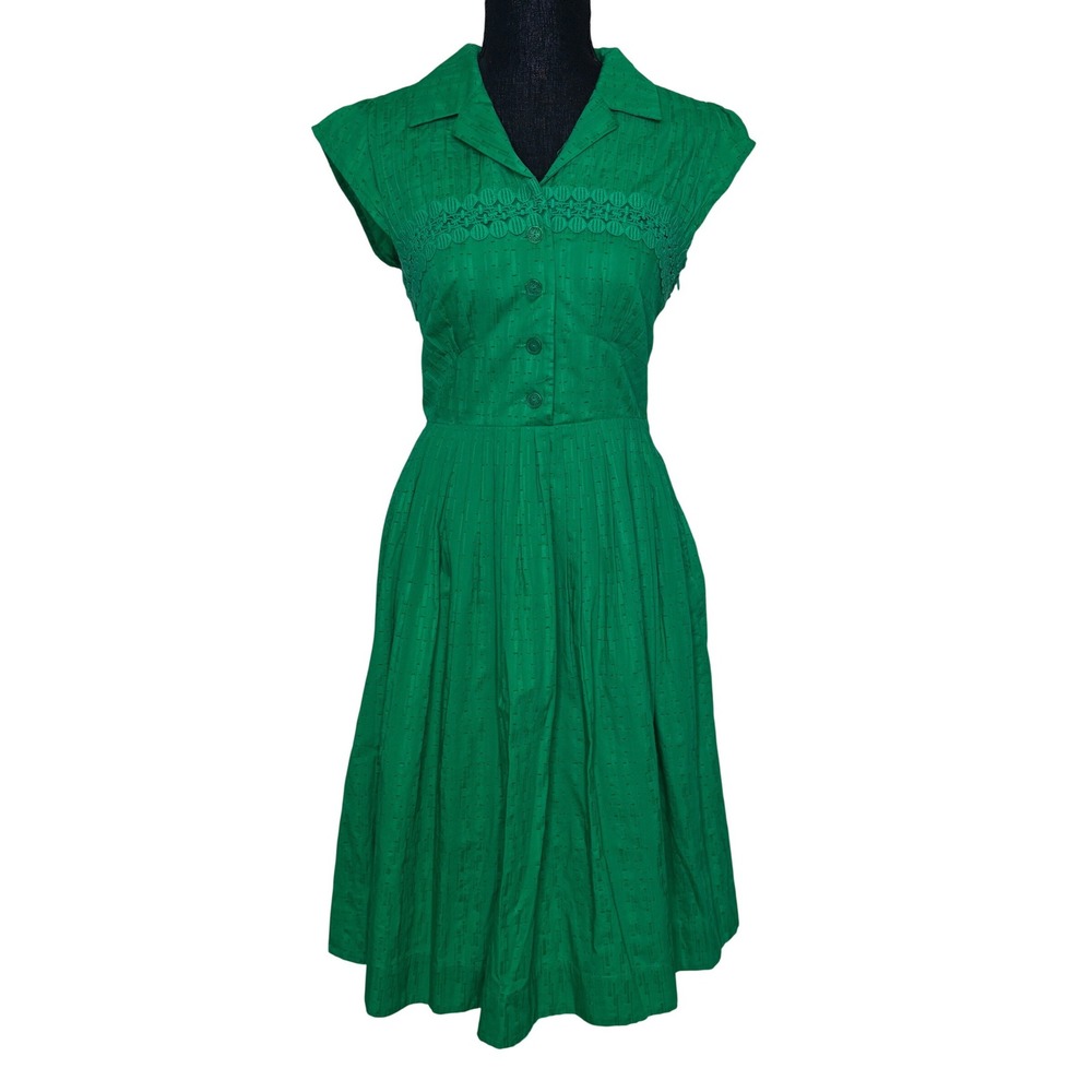 Maeve Emerald Green Midi Dress